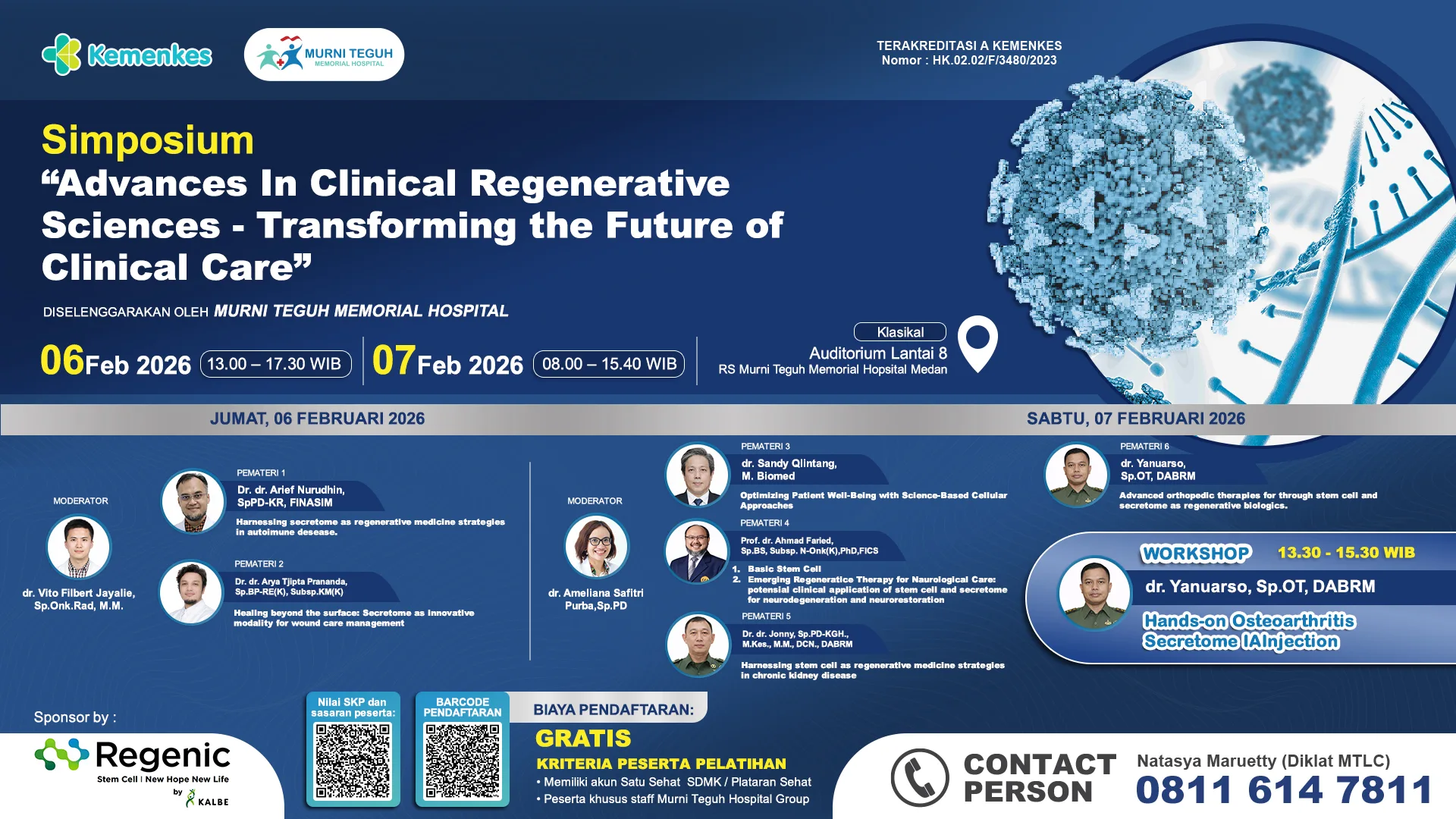 Simposium “Advances In Clinical Regenerative Sciences - Transforming the Future of Clinical Care”
