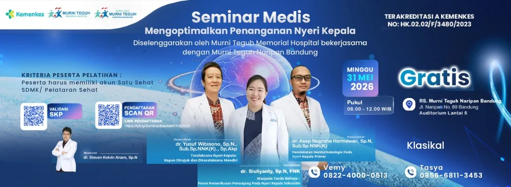 Seminar Medis "Mengoptimalkan Penanganan Nyeri Kepala : Peran Klinik Nyeri Kepala"
