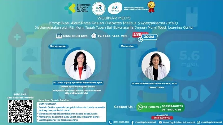 WEBINAR KOMPLIKASI AKUT PADA PASIEN DIABETES MELITUS (HIPERGLIKEMIA KRISIS)