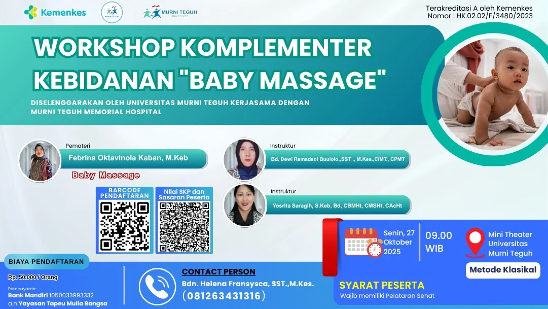 Workshop Komplementer Kebidanan Baby Massage
