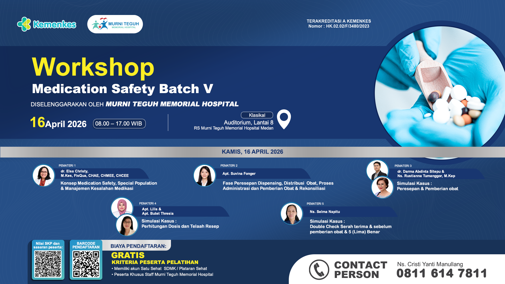 Workshop Medication Safety Batch V
