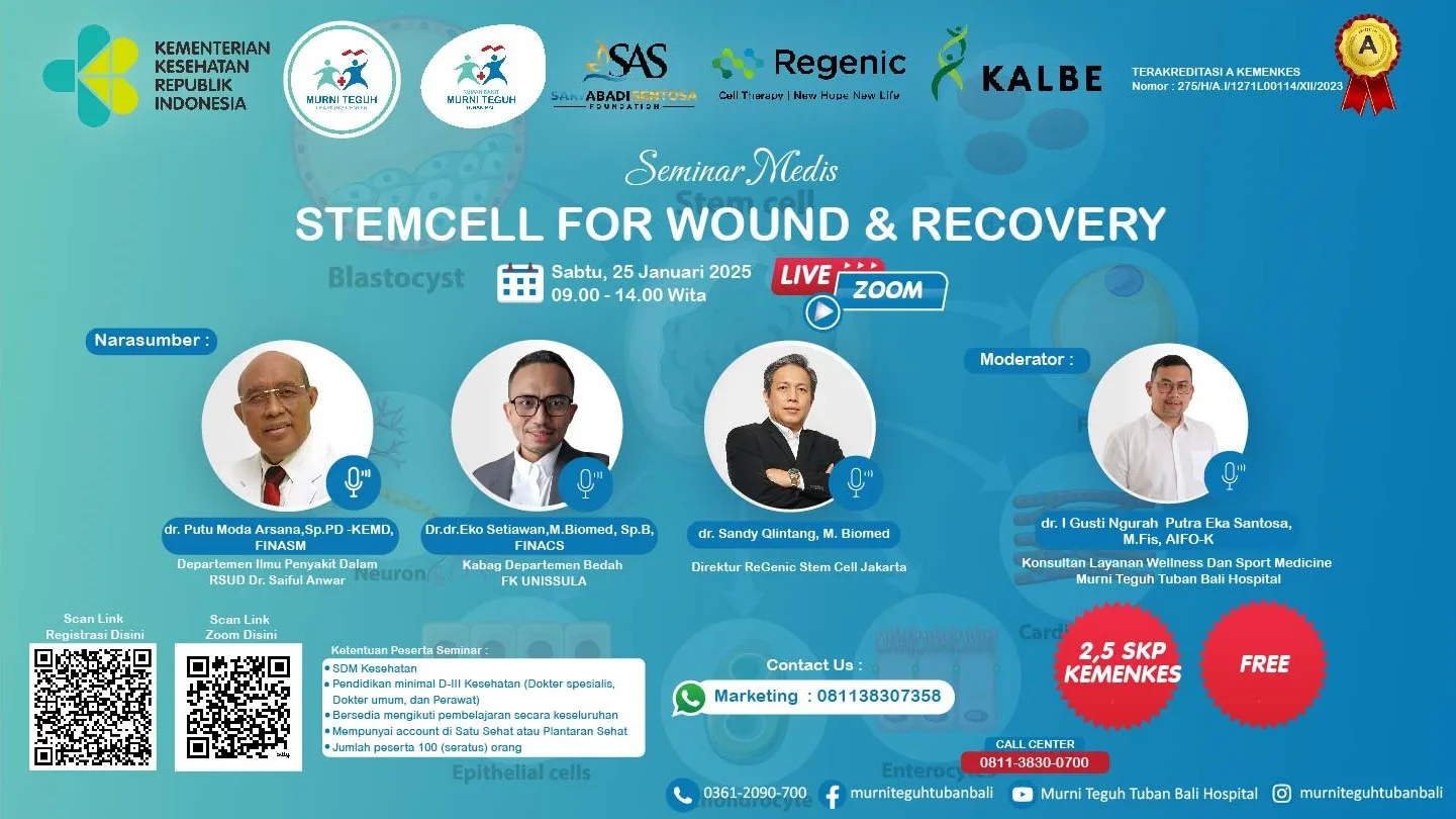 Seminar Stemcell For Wound and Recovery