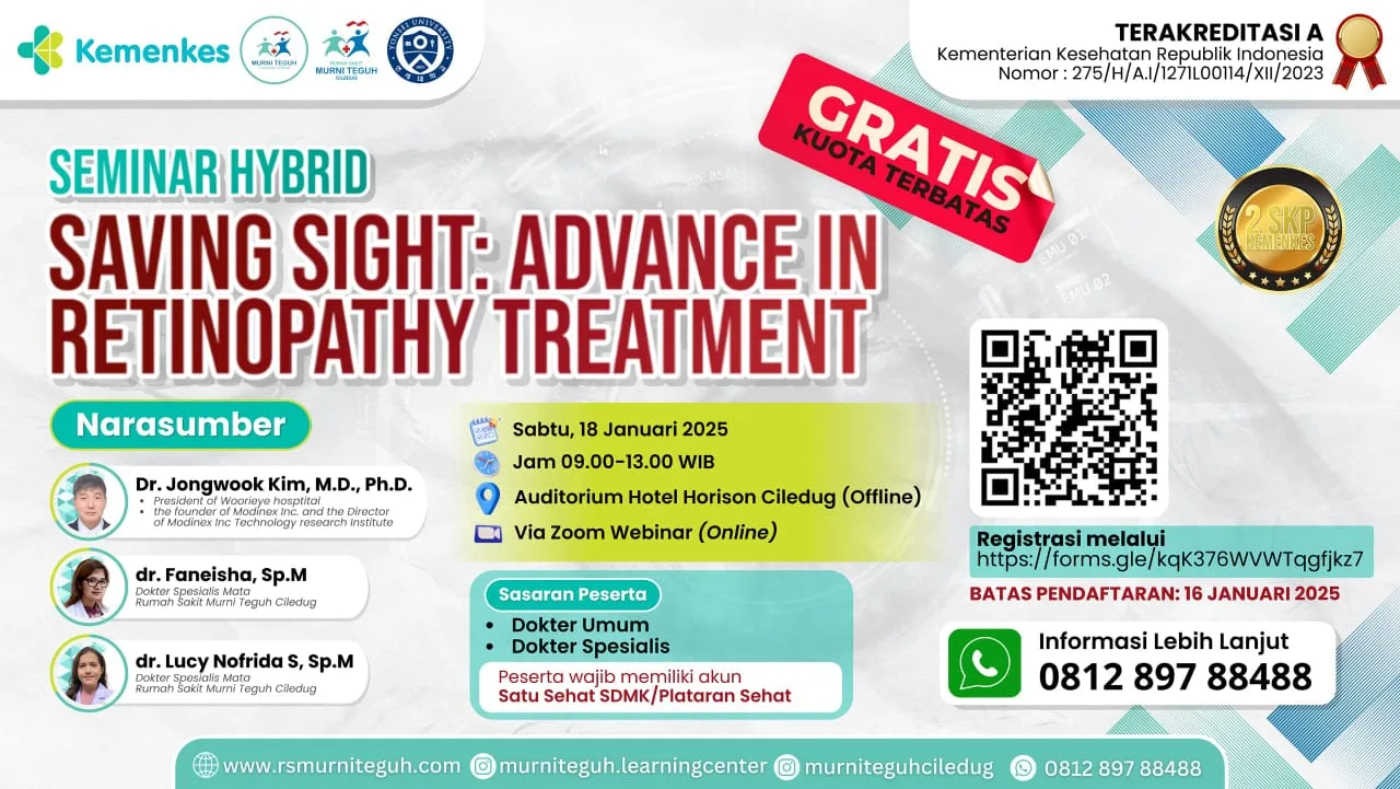 Seminar Saving Sight, Advance in Retinopathy Treatment
