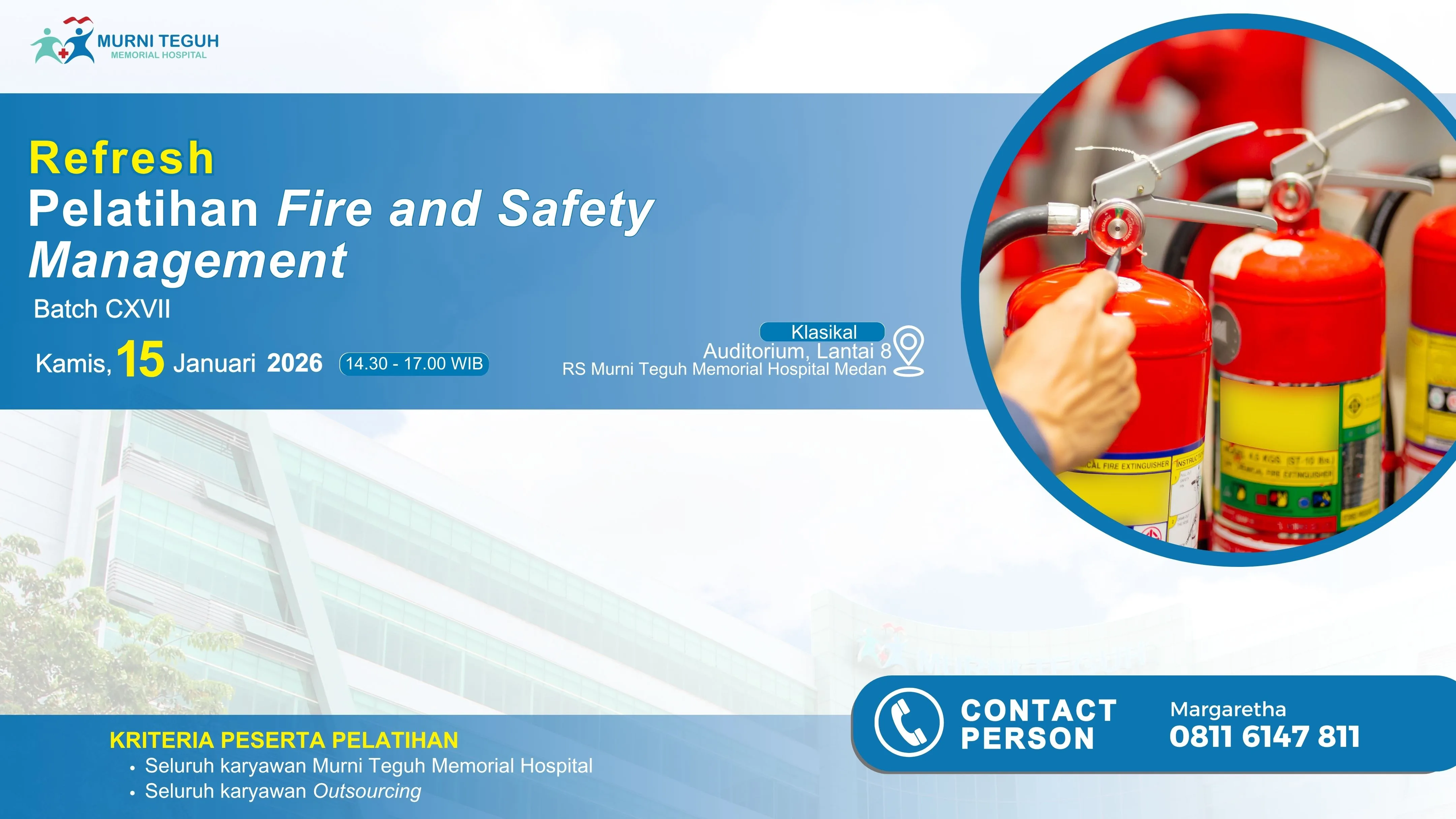 Refresh Pelatihan Fire and Safety Management Batch CXVII