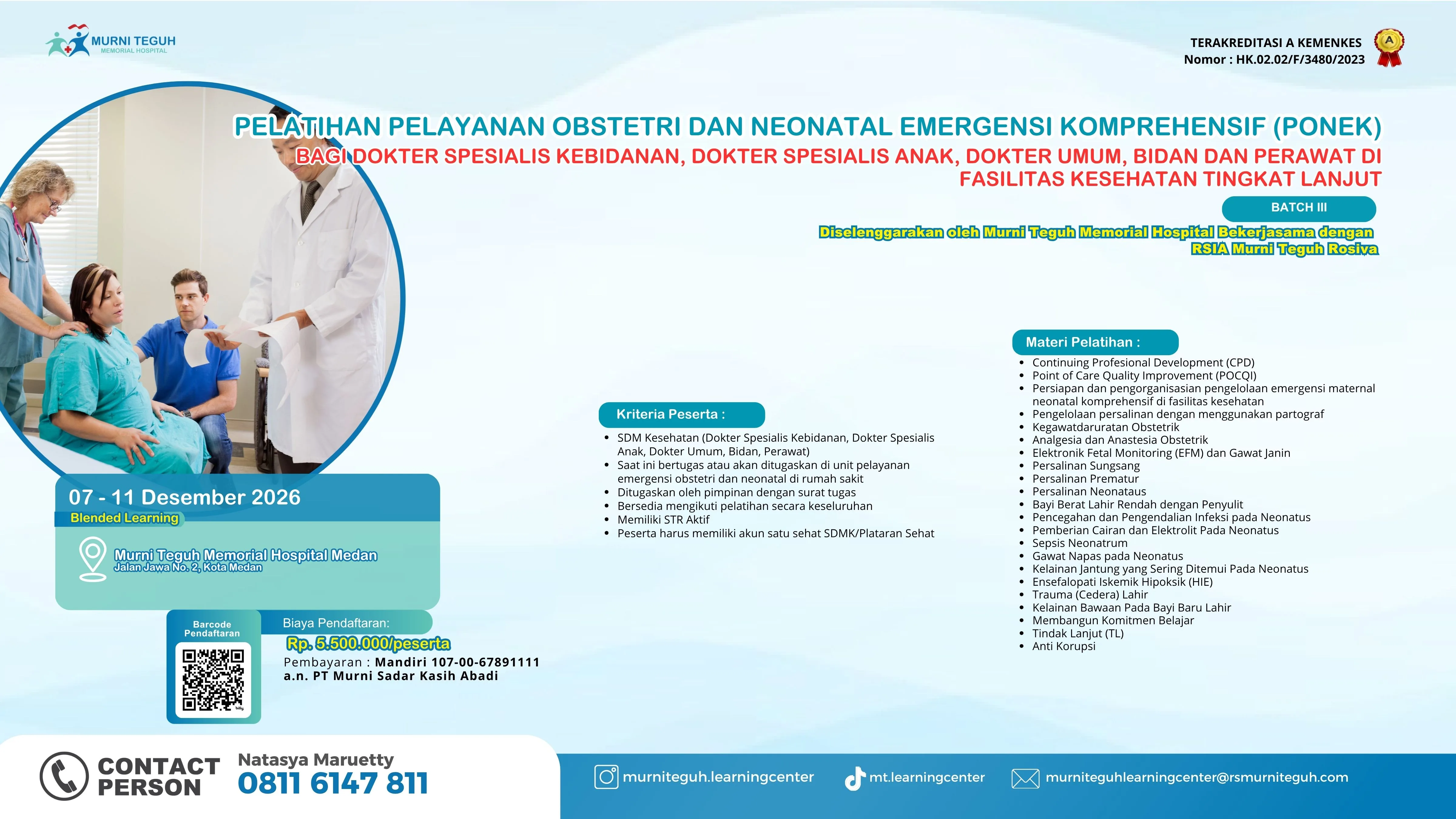 Pelatihan Pelayanan Obstetric & Neonatal Emergensi Komprehensif