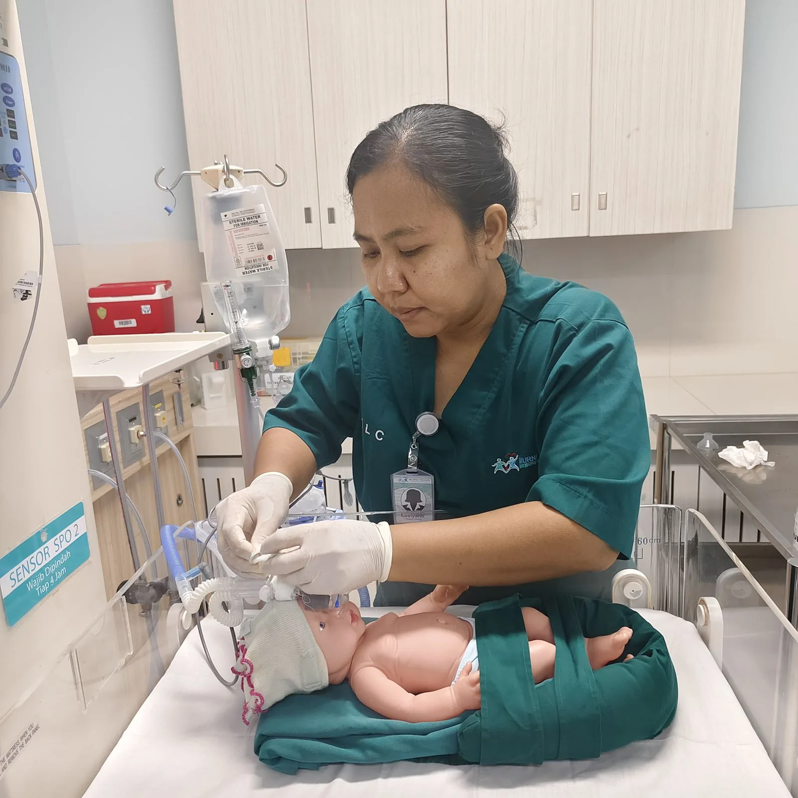 Scrub Peserta Pelatihan